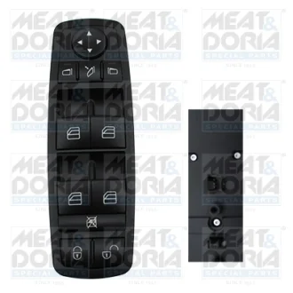 Кнопка піднімання вікна передн лів MERCEDES A (W169), B SPORTS TOURER (W245) 1.5-Electric 09.04-06.12 MEAT&DORIA 26073