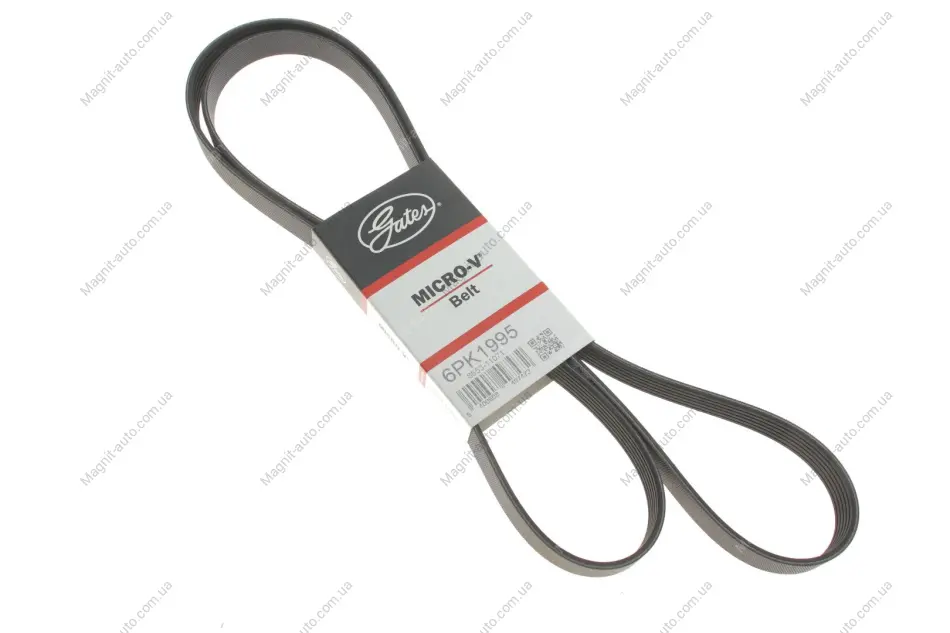 Ремінь генератора BMW E90/E60 N52/N53 04-13/MB W166/212 OM651 09- Gates 6PK1995 (фото 1)