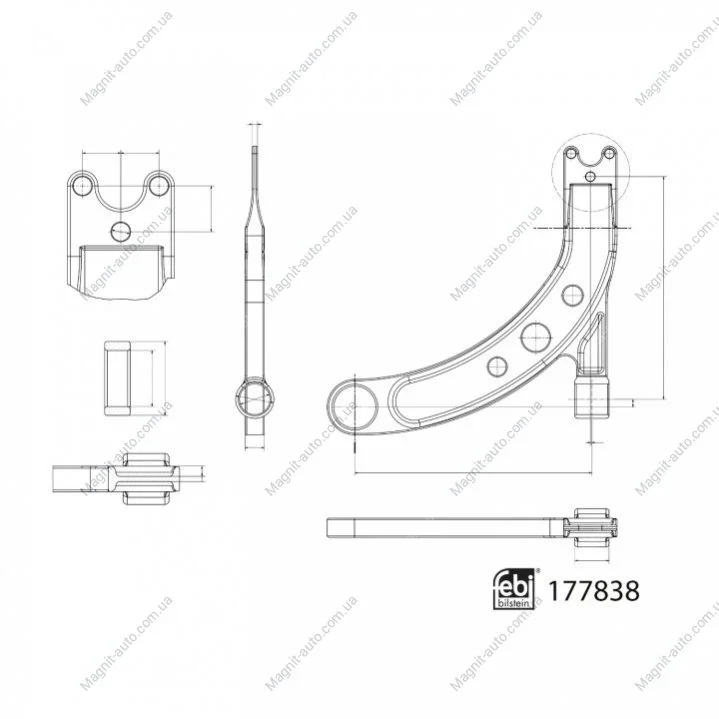 Рычаг подвески FEBI BILSTEIN 177838 (фото 1)