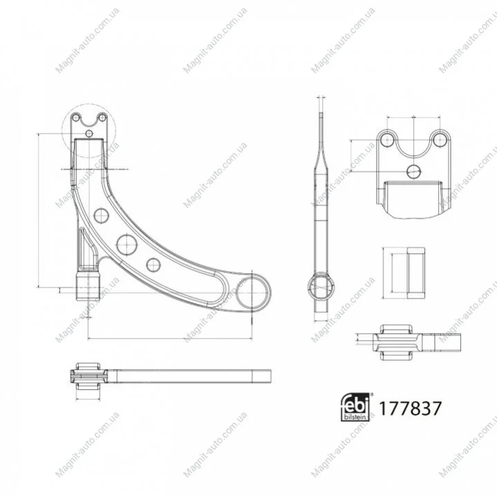 Рычаг подвески FEBI BILSTEIN 177837 (фото 1)