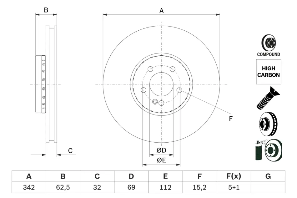 Автозапчастина BOSCH 0 986 479 H41 (фото 1)