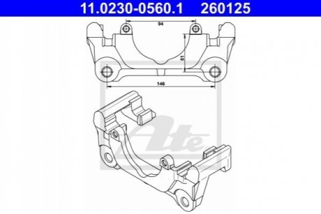 Автозапчастина ATE 11.0230-0560.1 (фото 1)