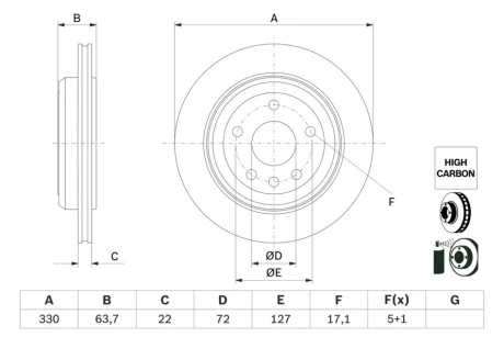 Автозапчастина BOSCH 0 986 479 G87