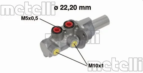 Цилиндр тормозной главный Metelli 050684