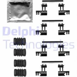 Монтажний набір гальмівних колодок передн MAZDA 3, CX-3 OPEL CORSA E 1.2-2.2D 07.13- Delphi LX0679