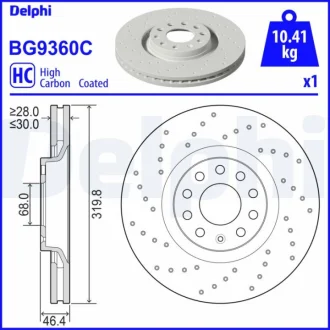 Автозапчастина Delphi BG9360C
