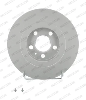 Комплект гальмівних дисків (2 шт) передн лів/прав AUDI A3 SEAT IBIZA IV, LEON, TOLEDO II SKODA OCTAVIA I VW BORA, BORA I, GOLF IV, GOLF V, JETTA III, NEW BEETLE 1.4-2.3 09.96-05.15 FERODO DDF928C