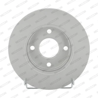Комплект тормозных дисков (2 шт) передних лев/прав FORD ESCORT VI, FIESTA, FIESTA IV, FIESTA V, FOCUS I, FUSION, KA, PUMA, STREET KA FORD USA FOCUS ZX3, FOCUS ZX5 MAZDA 2 1.0-2.0 01.95-12.12 FERODO DDF1072C