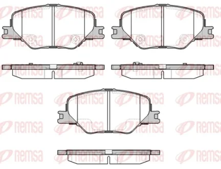 Колодки гальм. передн. OPEL Insignia B REMSA 1795.02
