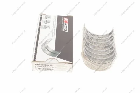 Подшипники скольжения шатунные King CR4309SI0.25