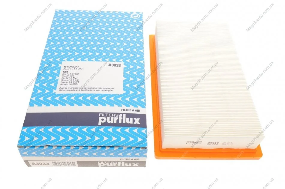 PURFLUX KIA Фильтр воздуха RIO 1.4 17- Purflux A3033 (фото 1)
