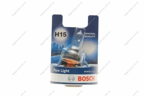 Лампа H15 55/15W 12V PGJ23t-1 - кратн. 10 шт BOSCH 1 987 301 099