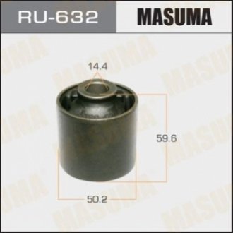 Сайлентблок заднего продольного нижнего рычага Toyota Land Cruiser Prado (02-) Masuma RU632
