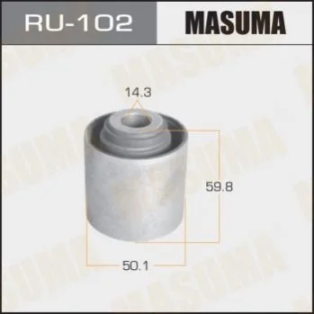 Сайлентблок заднього поздовжнього важеля Nissan Pathfinder (-05) (RU-102) MASUMA Masuma RU102 (фото 1)