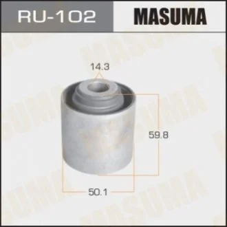 Сайлентблок заднього поздовжнього важеля Nissan Pathfinder (-05) (RU-102) MASUMA Masuma RU102