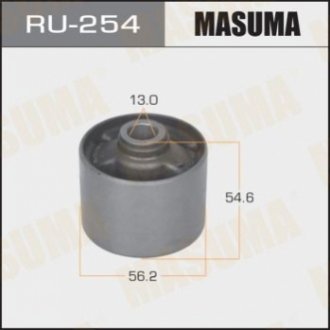 Сайлентблок переднего дифференциала Mitsubishi Pajero (00-) Masuma RU254 (фото 1)