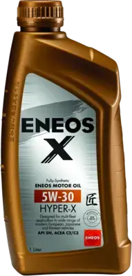 Олива моторна 5W-30 ENEOS HYPER-X API SN, ACEA C2/C3, 1л, синт. Eneos EU0039401N (фото 1)