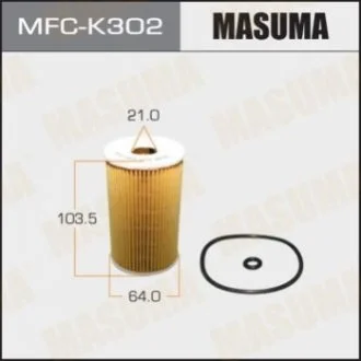 Фильтр масляный OE0073 Masuma MFCK302