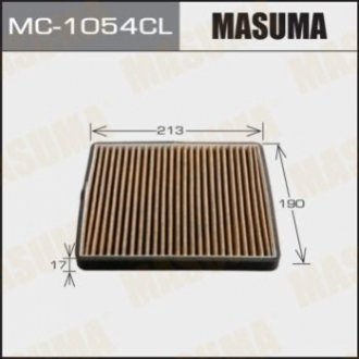 Фильтр салона AC-931 угольный Masuma MC1054CL