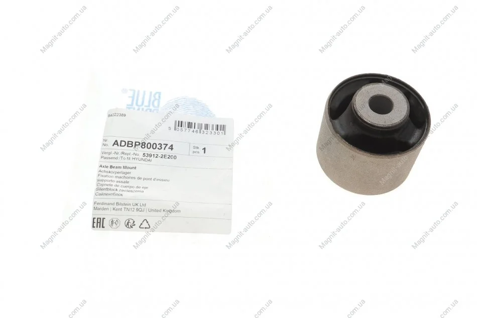 Сайлентблок балки задн. Hyundai Tucson III -23, KIA Sportage IV -22 (вир-во Blue Print) BLUE PRINT ADBP800374 (фото 1)