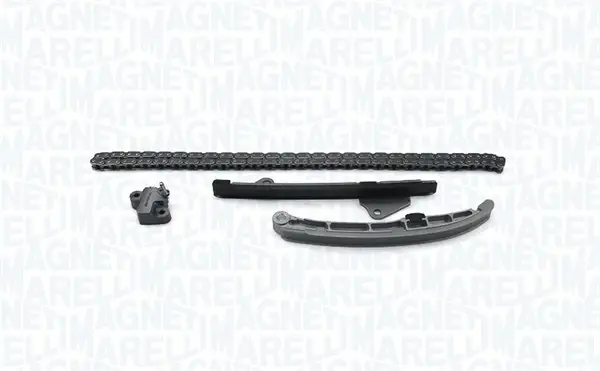 TOYOTA К-кт цепи ГРМ (цепь+2 направляющие+натяжитель) Corolla, Auris,Yaris 1.4d 03- MAGNETI MARELLI 341500000440 (фото 1)