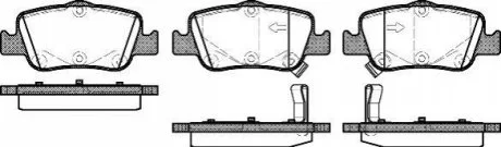 Гальмівні колодки зад. Toyota Auris 07-12/Corolla 13- (bosch) WOKING P12563.02