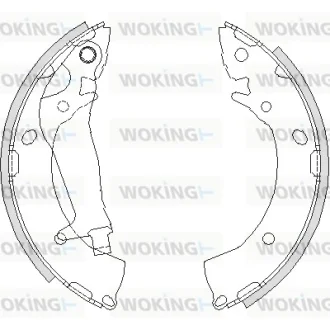 Колодки гальмівні бараб. задн. (вир-во Remsa) Hyundai Getz 1,1-1,6i 1,5d (Z4203.00) WOKING Z420300