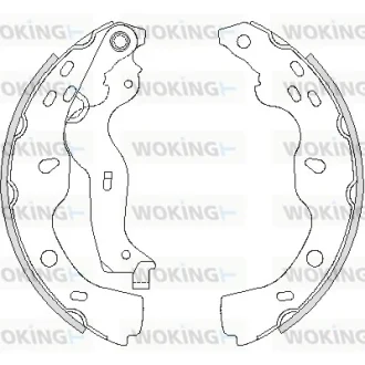 Колодки гальмівні бараб. задн. (вир-во Remsa) Suzuki SX4 06-14,Fiat Sedici 06-14 (Z4227.00) WOKING Z422700