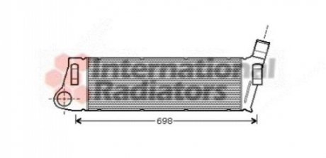 Інтеркулер RENAULT MEGANE2/SCENIC TD MT 02- (вир-во) Van Wezel 43004316