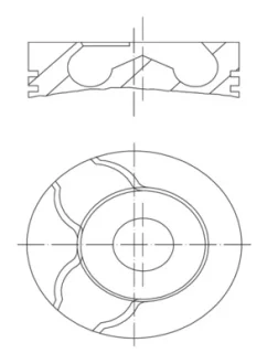 Поршень MAHLE / KNECHT 021 PI 00122 002