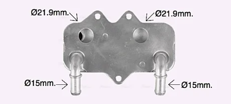 Радіатор масляний OPEL ASTRA G/VECTRA B (95-) (вир-во AVA) AVA COOLING OL3704