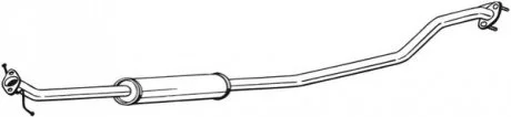 Глушник, алюм. сталь, середн. частина SUZUKI SWIFT 1.2 10/10- (287-471) BOSAL 287471