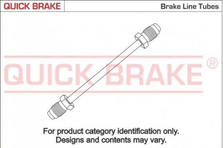 Гальмівний шланг QUICK BRAKE CU0900B5A (фото 1)