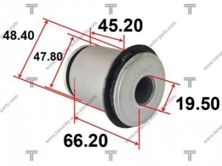 Сайлентблок рычага toyota (95-02) tacoma TENACITY AAMTO1094