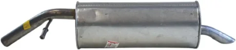 Глушитель, алюм. cталь, задн. часть PEUGEOT 208, CITROEN C3, C4, OPEL CROSSLAND BOSAL 135-139 (фото 1)
