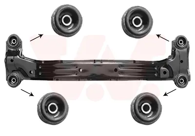 Підрамник задній HYUNDAI TUCSON тільки 2WD (вир-во) Van Wezel 8257629 (фото 1)