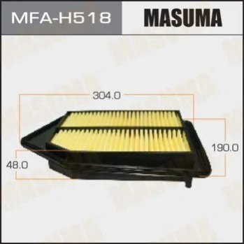 Фильтр воздушный HONDA/ ACCORD/ CP2 2013- MASUMA Masuma MFAH518 (фото 1)