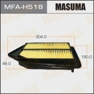 Фильтр воздушный HONDA/ ACCORD/ CP2 2013- Masuma MFAH518