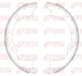 JEEP Колодки гальмівні барабанні GRAND CHEROKEE IV REMSA 4282.01 (фото 1)