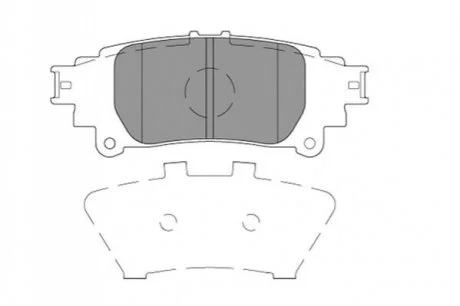 PARTS LEXUS колодки гальмівні задн. IS 13-,RX 09- KAVO KBP-9141