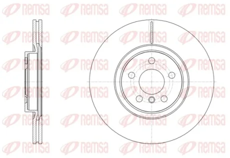 Диск гальмівний передній BMW X1 REMSA 61546.10