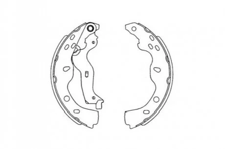 PARTS SUZUKI щоки гальм SX4 06- KAVO KBS-8914