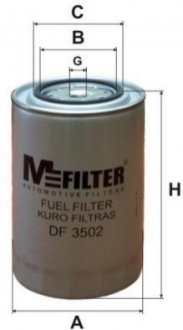 Паливний фільтр M-FILTER DF3502 (фото 1)