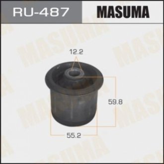 Сайлентблок кронштейна дифференциала заднего Nissan X-Trail (00-07) Masuma RU487 (фото 1)