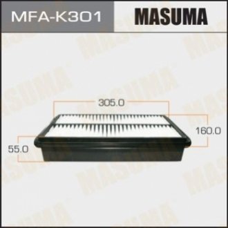 Фильтр воздушный HYUNDAI/TERRACAN/V2500,V2900,V3500 01- Masuma MFAK301