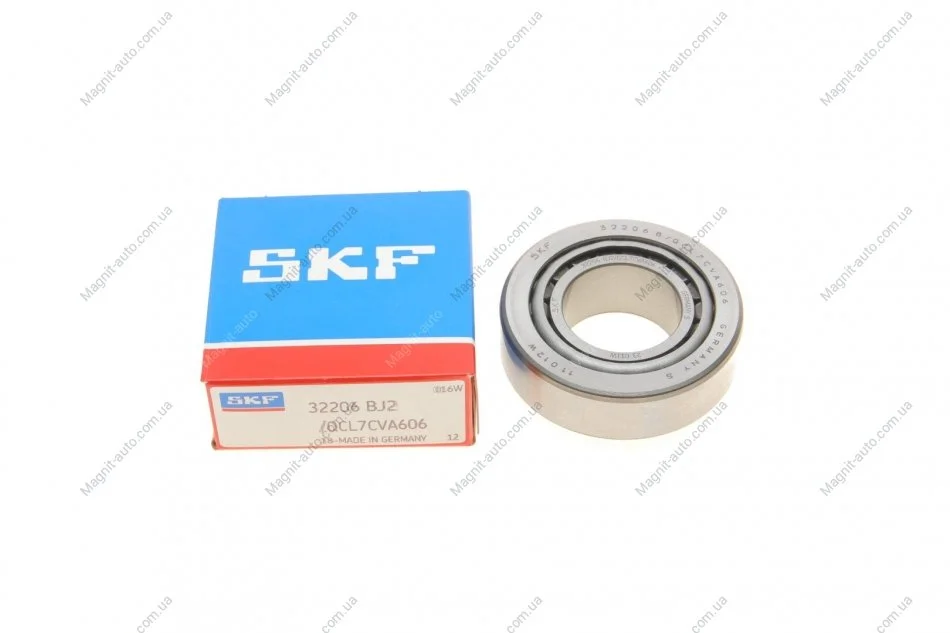 Подшипник КПП SKF 32206 BJ2/QCL7CVA606 (фото 1)