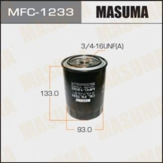 Фильтр масляный MAZDA 5 (CW) 2.0 (11-16)Turbo (10-15)/SKODA ROOMSTER (5J) 1.2 TD Masuma MFC1233