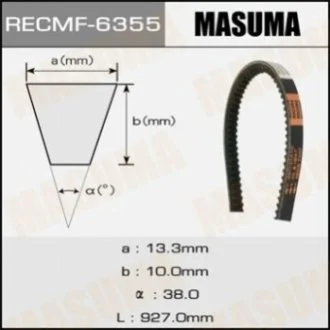 Ремень клиновой рк., 13x927 мм Masuma 6355