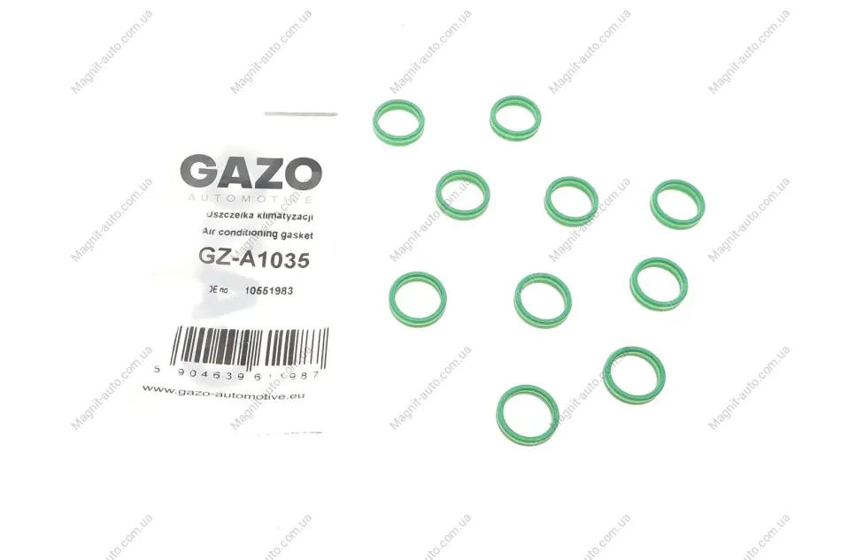 Кільце ущільнююче GAZO GZ-A1035 (фото 1)