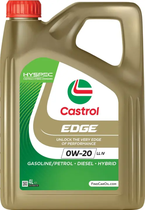 Масло моторное, Edge LL IV 0W-20 4L CASTROL 15F612 (фото 1)